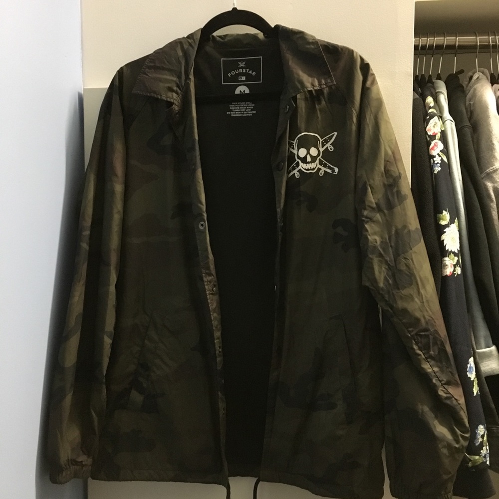 Camo Windbreaker